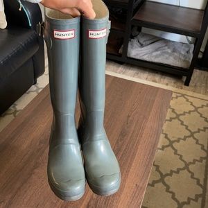 Hunter rain boots